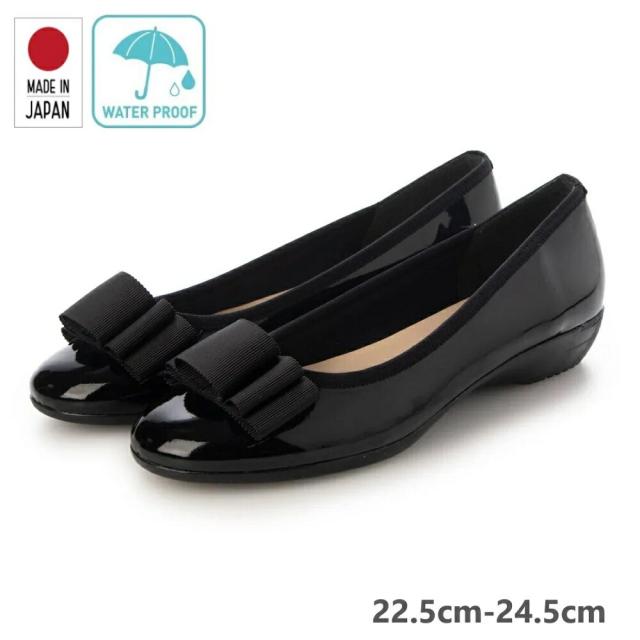 5228 大き目リボンのバレエシューズ 健康美脚姿勢 フラットシューズ  パンプス 疲れにくい 疲れない 歩きやすい 疲れないパンプス ローヒール オフィスカジュアル 結婚式 パーティ きれいめ フォーマル レインパンプスの通販は 7,934円