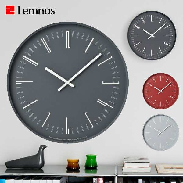 Lemnos タカタレムノス 壁掛け時計 KK18-13 Draw wall clock ドロー [時計 壁掛け 掛け時計 ウォールクロック おしゃれ デザイン 子供 ギ