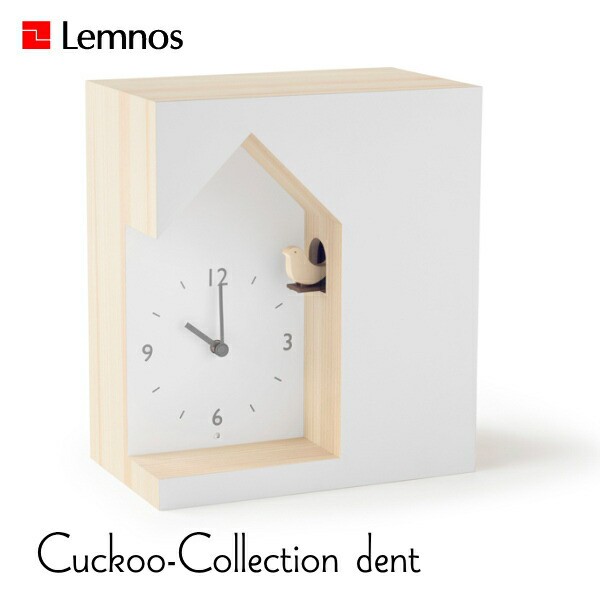 鳩時計 Lemnos タカタレムノス 置き時計 NL19-03 cuckoo-collection dent デント カッコー クロック カッコー時計 [時計 置時計 おしゃれ