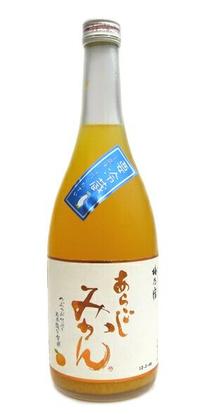 梅乃宿　あらごし　みかん酒　7度　720ml×12本セット！ ※こちらは常温便発送となります。