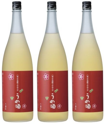 八海山の焼酎で仕込んだ梅酒　14度　1800ml×3本セット！ 【赤ラベル】