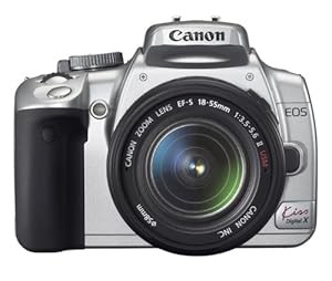 Canon デジタル一眼レフカメラ EOS Kiss デジタル X ダブルズームキット シ(中古品)