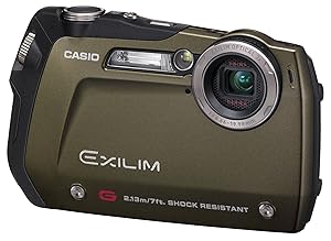 CASIO デジタルカメラ EXILIM 1210万画素 3倍 グリーン EX-G1GN(中古品)