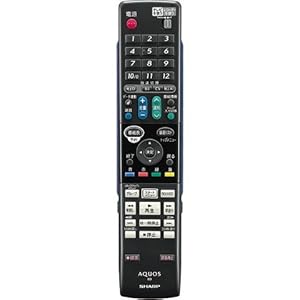 シャープ ブルーレイディスクレコーダー用純正リモコン 0046380210 GA769PA(中古品)の通販は