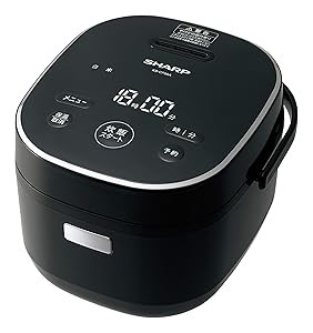 シャープ パン調理機能付 ジャー炊飯器 3合炊き ブラック KS-CF05A-B(中古品)