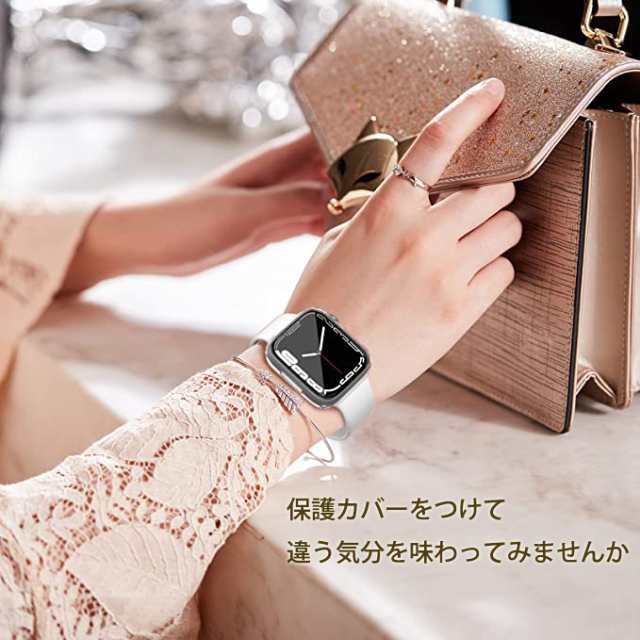 限定製作】 apple watch series7 45mm 保護ケース クリアカバー 透明