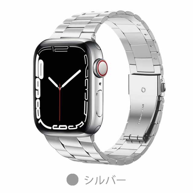 アップルウォッチ バンド ステンレス 49 45 44 42 41 40 38 mm apple ...