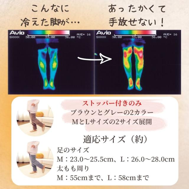 AWAT 極暖 ブランチョ ・ 足が出せるロングカバー（ストッパー付き） セット 足元 あったか グッズ 家事 防寒 冷え性 ソックス 靴下 足 睡眠 冷え取り靴下 長い あたたかい 脚 あったかグッズ冬 寒い 冷え対策 アウトドア キャンプ 防災 ブランケット ポンチョ_6