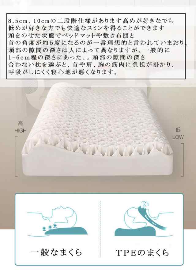 枕 安眠枕 快眠枕 人気ランキング ゲル枕 無重力枕 ジェル枕 TPE枕