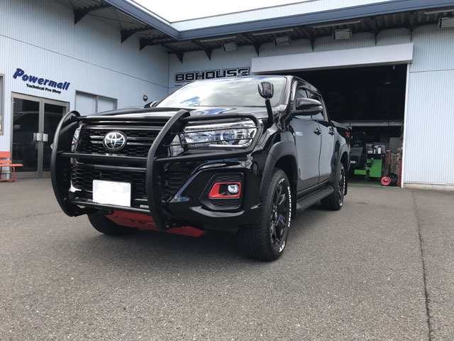 ハイラックス HILUX GUN125 グリルガード バンパーガード ブラック