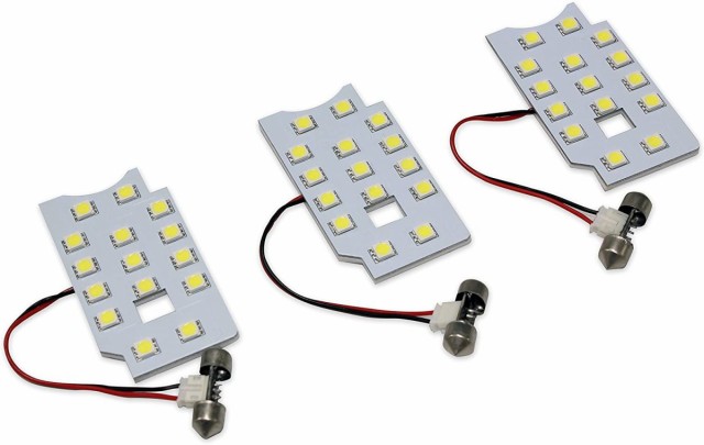 L801 ハイエース 200系 LED ルームランプ DX専用 1型 2型 3型 4型 白 高輝度 SMD 3pcs レジアス 室内灯 純正交換  ホワイト｜au PAY マーケット