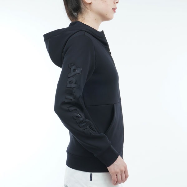 セール 30%OFF アドミラルゴルフ レディース エンボスロゴ ダンボールニットジャケット ADLA265 吸水速乾 ストレッチ 大きいサイズ有 ニットブルゾン Admiralの通販は