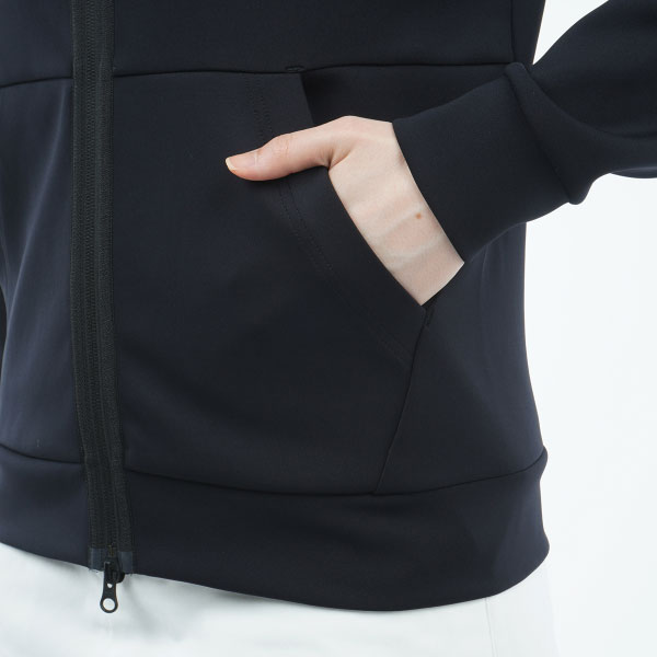 セール 30%OFF アドミラルゴルフ レディース エンボスロゴ ダンボールニットジャケット ADLA265 吸水速乾 ストレッチ 大きいサイズ有 ニットブルゾン Admiralの通販は