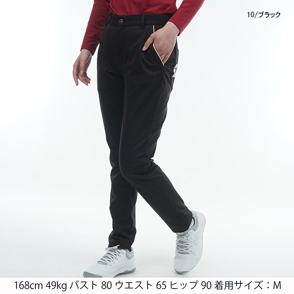 セール 30%OFF セール 裾上げ対象商品 ゴルフウェア ゴルフパンツ 防風 ストレッチ ロングパンツ アドミラルゴルフ ADLA371 レディース ボンディング Admiral バックロゴの通販は