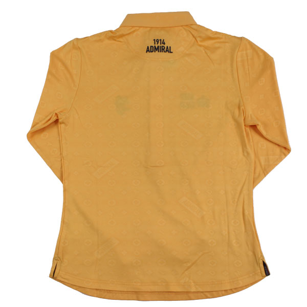 セール 30%OFF  アドミラルゴルフ レディース 長袖 モノグラム エンボス シャツ ADLA160イージーウォームストレッチ 吸水速乾 裏起毛 ストレッチ Admiral Golf ゴルフウェア レディースゴルフシャツの通販は