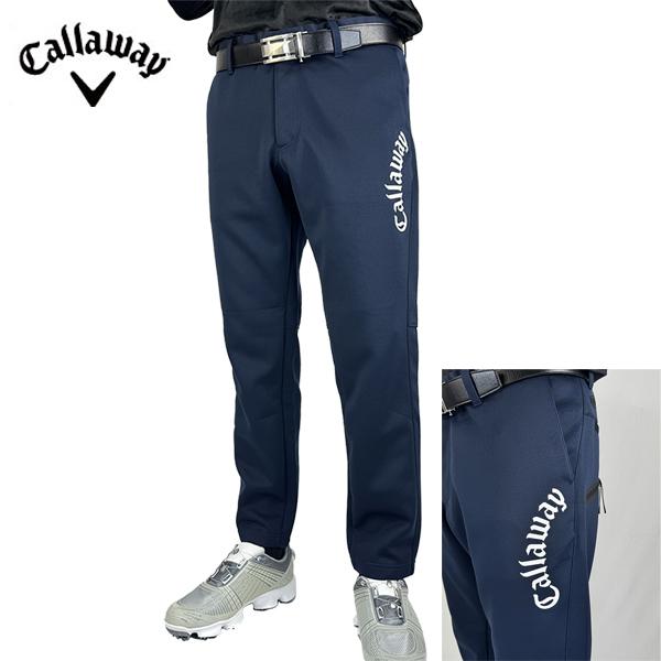 セール 30%OFF ゴルフウェア ダンボールジョガーパンツ C23226102 キャロウェイ 23秋冬 大きいサイズ有 3L Callawey ロングパンツ ネイビーの通販は