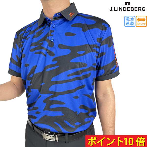 ポイント10倍 ゴルフウェア 半袖シャツ ポロシャツ J.リンドバーグ 071-21440-099 メンズ 24春夏 大きなサイズ有 吸水速乾 ストレッチ J.の通販は