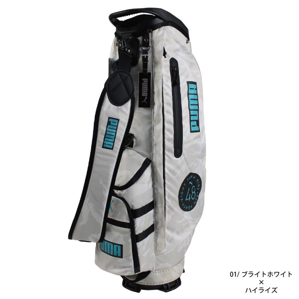 新作，本物保証 セール キャディバッグ プーマゴルフ グラフィック