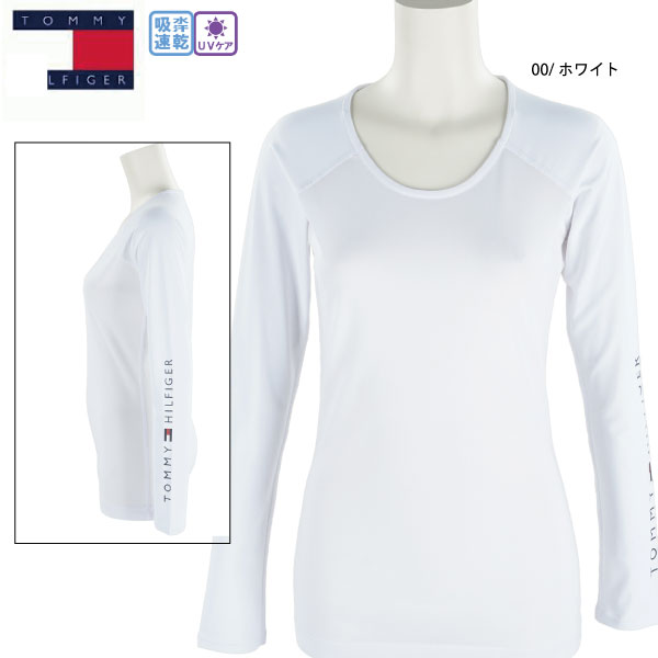 ゴルフウェア インナーシャツ アンダーウェア トミーヒルフィガー THLA438 レディース 24春夏 Uネック インナーシャツ 吸汗速乾 UVカット 大きいサイズ有 TOMMY の通販は 9,900円