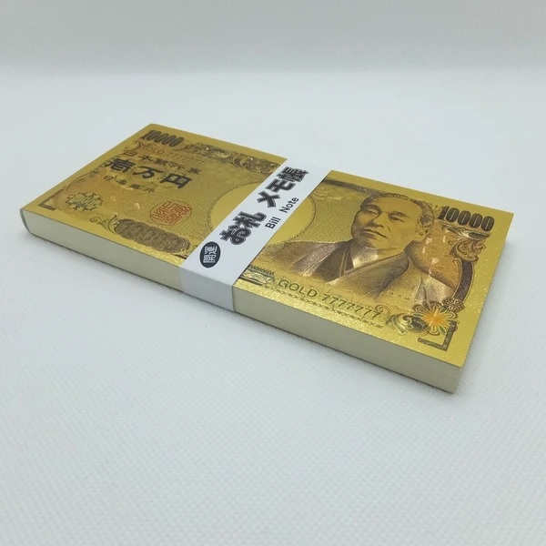 (100冊)百万円ゴールドメモ帳 縁起物 金運招来 開運 風水 パワーツール_1