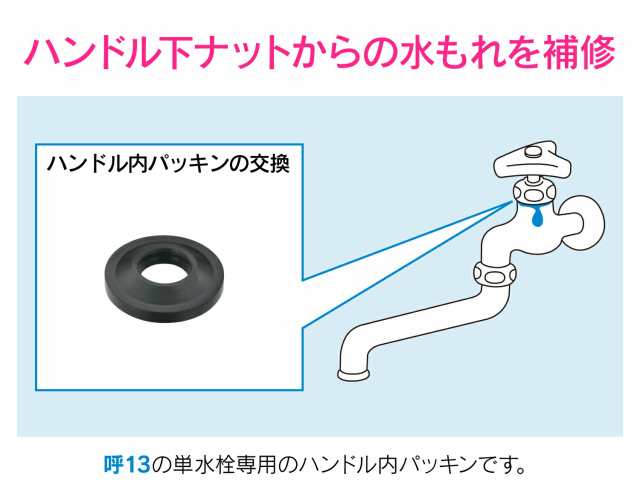 高評価！ ガオナ Gaona これエエやん 蛇口補修セット 自在水栓13用 水もれ 部材セット