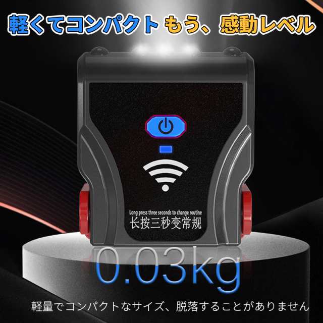 当日発送 LED防水 キャップライト LEDライト ヘッドライト USB充電式 センサー機能 90度回転 超小型 軽量 防犯 停電対策 読書 アウトドアの通販はau  PAY マーケット - 黒井商店