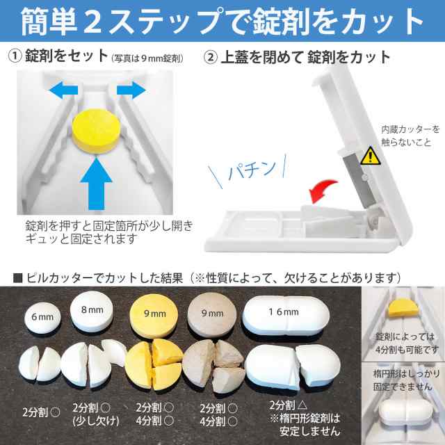 薄くて軽いピルカッター コンパクト 最小最軽量サイズ ピルケース機能付き 携帯に便利 薬カッター ピルカッター 錠剤カッター タブレットの通販はau  PAY マーケット 便利雑貨ショップumiwo au PAY マーケット－通販サイト