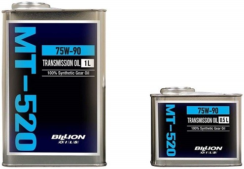 BILLION (ビリオン) OILS MT-520 (FR/4WD マニュアル専用 ミッションオイル) 1,5L 8,300円