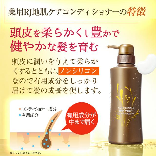 山田養蜂場 RJ地肌ケア シャンプー・コンディショナー・育毛剤 3点セット 薬用 RJ地肌ケア 3点セット｜化粧品の通販 山田養蜂場【公式】