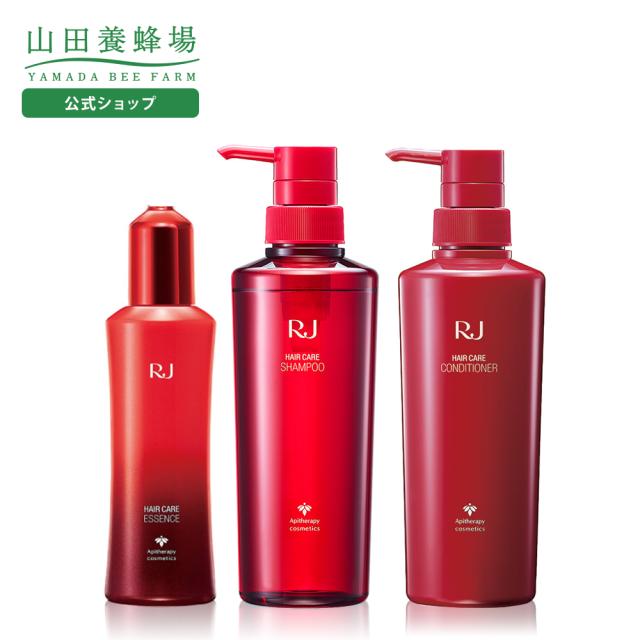 山田養蜂場 薬用 RJ地肌ケア 3点セット 1セット  育毛剤 ヘアケア シャンプー コンディショナー リンス 頭皮 髪の毛 毛髪 スカルプ 地肌 ヘアサイクル ローヤルゼリー ハリ コシ 保湿 ギフト プレゼント 人気 送料無料 お歳暮