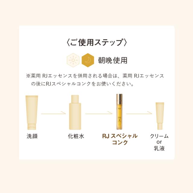 【お得】山田養蜂場　RJ スペシャルコンク　美容液　スペシャルケア3点セット お得】山田養蜂場 RJ スペシャルコンク 美容液 スペシャルケア3