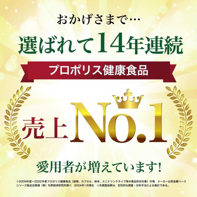 山田養蜂場 プロポリス300 100球 瓶 プロポリス ビタミン ミネラル サプリメント サプリ 粒 ソフトカプセル 健康食品 健康 活力 元気 いきいき 若々しい 飲みやすい ギフト プレゼント 送料無料 父の日 お中元_2