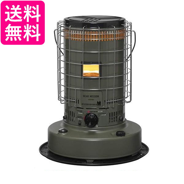 トヨトミ KS-GE67 G オリーブ 対流式石油ストーブ ギアミッション コンクリート 24畳 木造 17畳 送料無料
