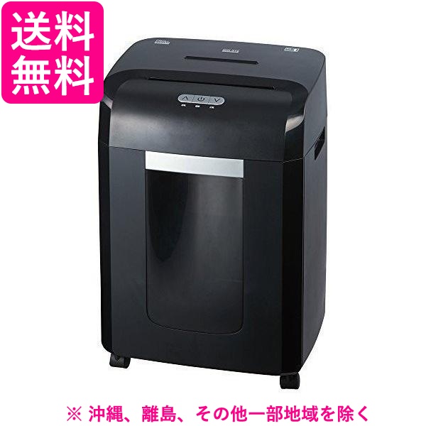 パーソナルシュレッダ A4/マイクロカット+CD・DVD対応タイプ ブラック NSE-516BK(1コ入)