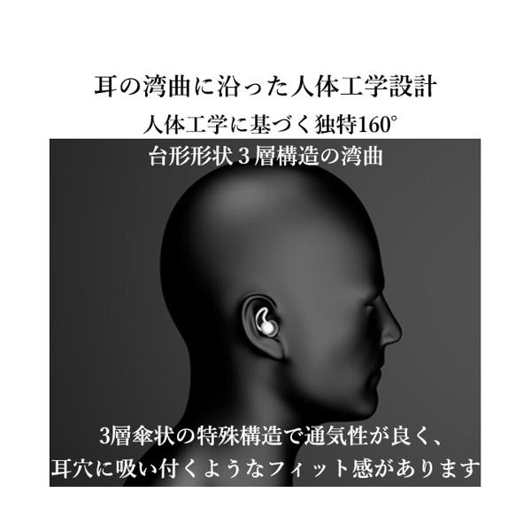 1年保証付 耳栓 遮音 防音 シリコン 高性能 ノイズカット 騒音 快眠 睡眠用 勉強 水洗い 水泳 ライブ 工事現場 (管理S) 送料無料