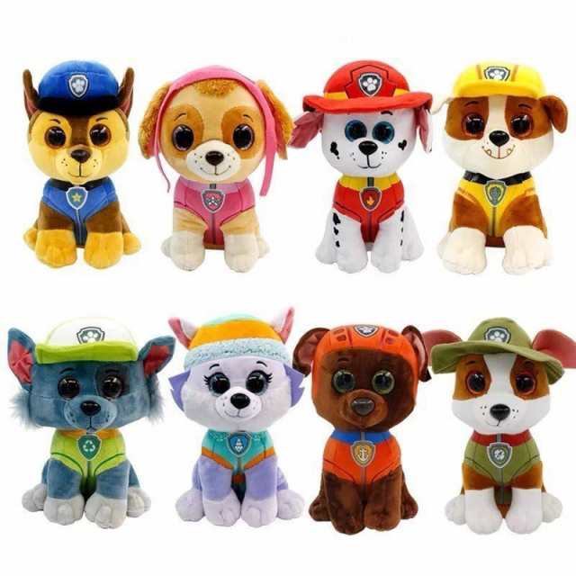 Paw Patrol パウパトロール グッズ (ty) ぬいぐるみ 男の子 女の子 誕生日 子供 プレゼント ギフ ト 15cm｜au PAY  マーケット