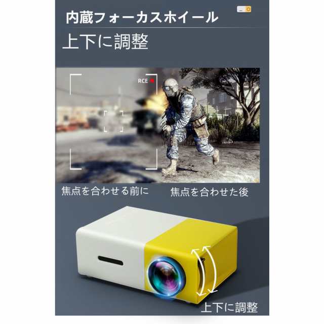 プロジェクター 小型 高画質 Led投影機 家庭用Min Projector Led光源