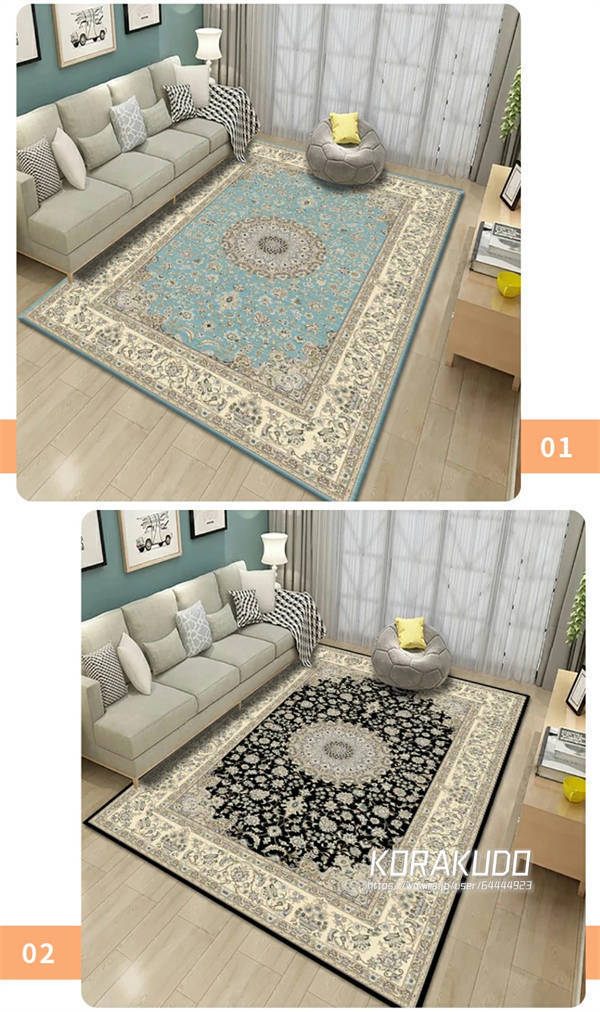 ラグ ラグマット 80*120CM オリエンタル柄 ウィルトン織り カーペット