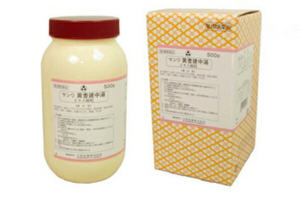 【第2類医薬品】サンワ  黄耆建中湯 細粒 500G （おうぎけんちゅうとう）