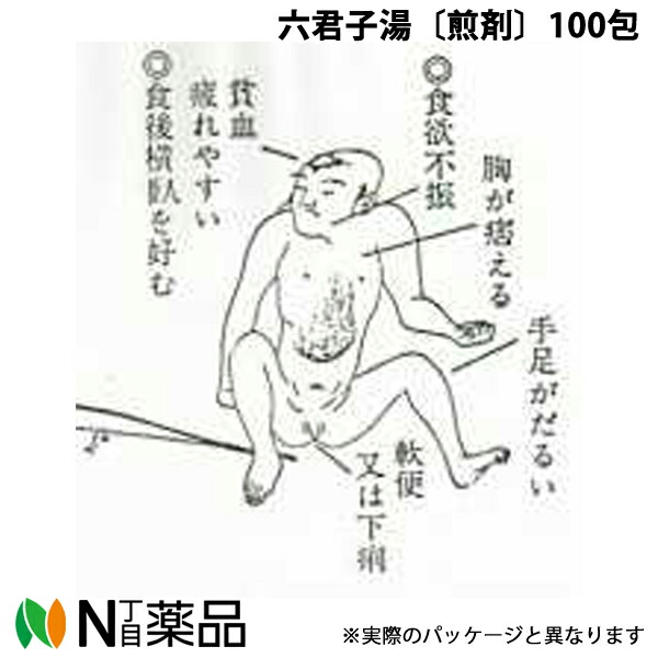 【第2類医薬品】東洋漢方製薬 六君子湯〔煎剤〕100包［漢方薬番号：043リックンシトウ］
