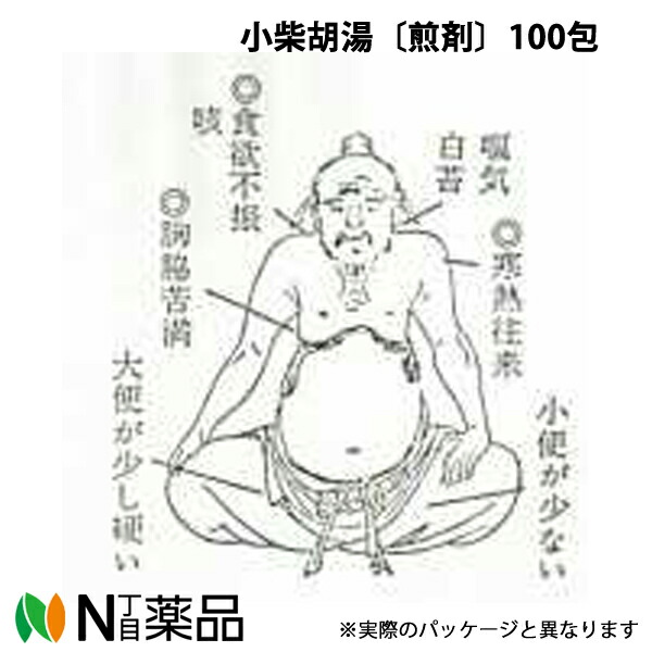 【第2類医薬品】東洋漢方製薬 小柴胡湯〔煎剤〕100包［漢方薬番号：009ショウサイコトウ］