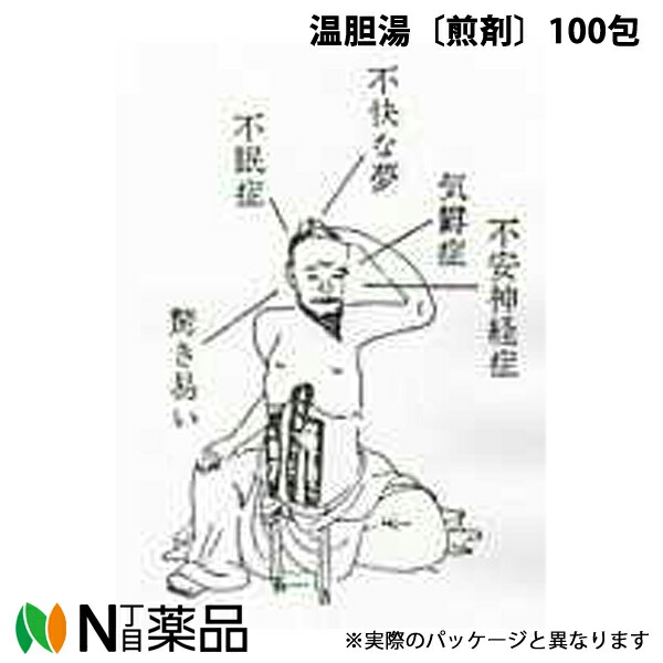【第2類医薬品】東洋漢方製薬 温胆湯〔煎剤〕100包［漢方薬：ウンタントウ］＜胃腸衰弱者の不眠・神経症＞