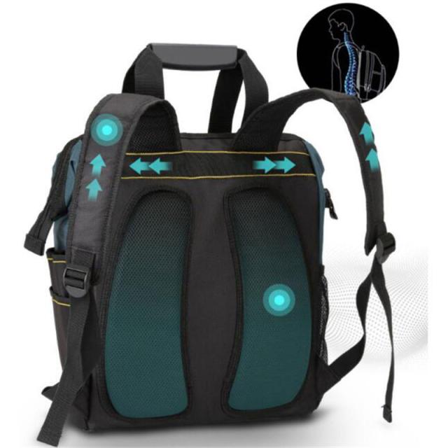 送料無料 ツールバッグ 小物収納 カジュアル 耐久性 工具リュック バックパック リュックサック 背負いやすさ 工具収納 大容量 作業 軽量 リュック バッグ