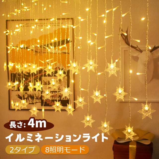 LED イルミネーションライト 96球 　白色