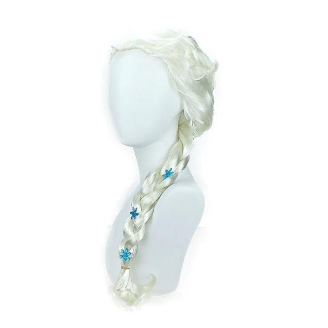 アナと雪の女王 グッズ エルサ アナ 大人用 ウィッグ シルバー