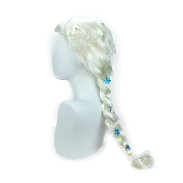 アナと雪の女王 グッズ エルサ アナ 大人用 ウィッグ シルバー