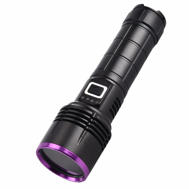 ブラックライト LED UV ライト 紫外線 365NM 懐中電灯 殺菌 光る