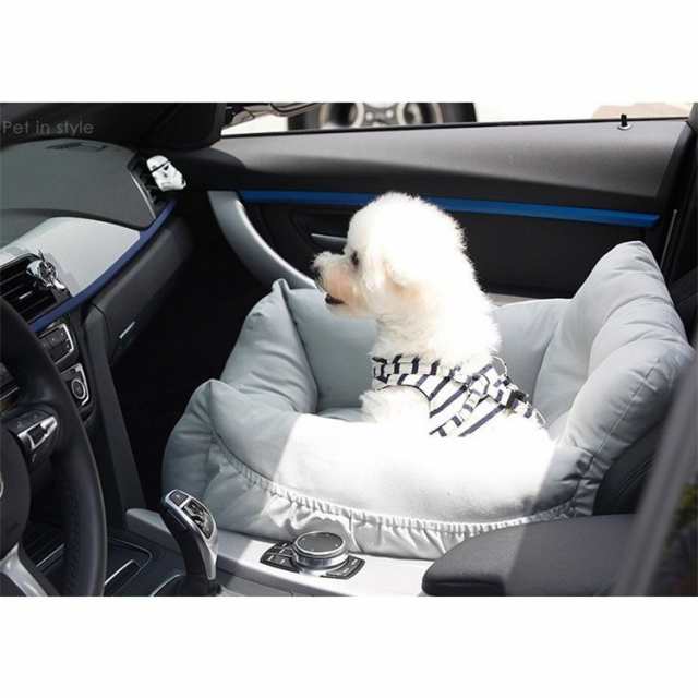 ドライブボックス 犬 車 小型犬 クッション ドライブベッド 犬 車用ベッド 助手席 ベッドキャリー ペットキャリー キャリーバッグ ペットベッド ペット 冬