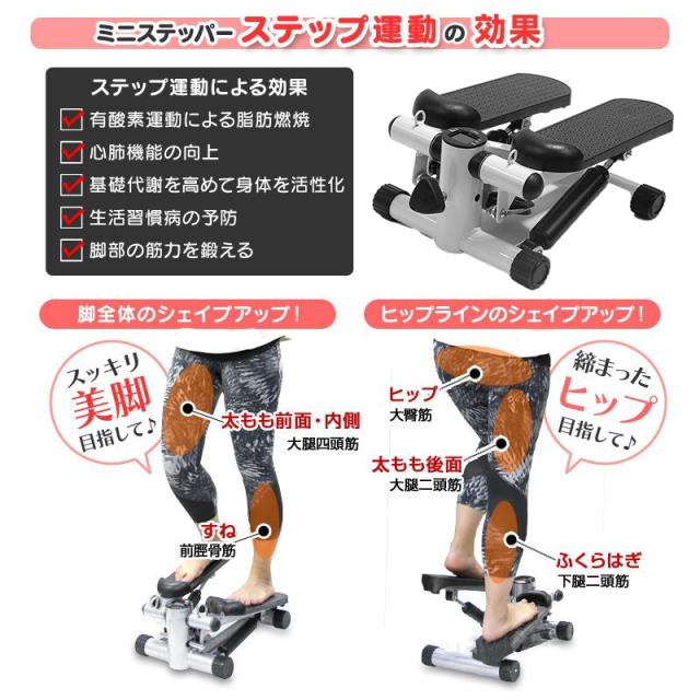 ステッパー ステップ運動 ミニステッパー エクササイズ用ミニステッパー ステッパー運動器具 筋トレ 健康器具 ダイエット器具 有酸素 昇降 運動 家庭用 室内運動 トレーニング スポーツ スポーツ器具_3