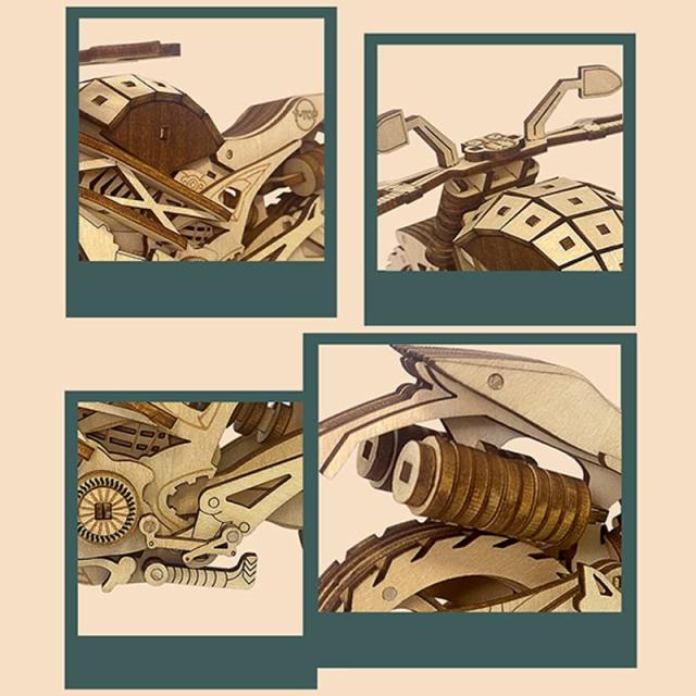 立体パズル 木製 スクーター パズル 立体 大人 男の子 おもちゃ 贈り物